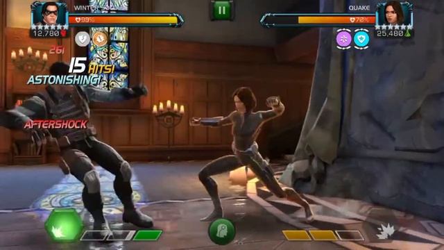 Boss Rush 2 Easy takedown Winter soldier vs Debuff Immune Quake - marvel contest of champions смотреть онлайн