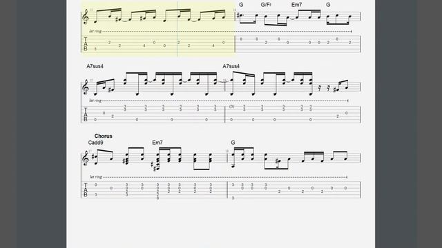 WONDERWALL - EASY Fingerstyle Guitar Tab With PDF Download смотреть онлайн