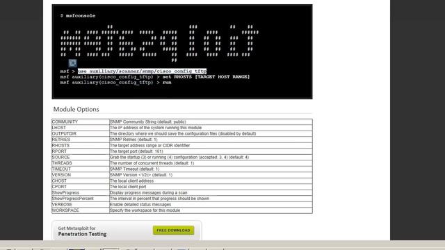 SNMP RW Exploit смотреть онлайн