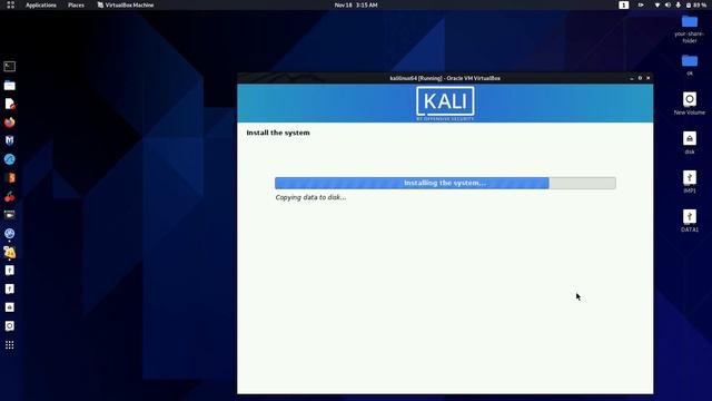 How to kalilinux 64Bit 2022 install in vbox. into kali linux machine. смотреть онлайн