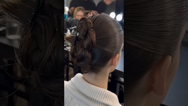 Что творится за кулисами модных показов‼️ #прически #hairstyle #fashionshow #волосы #показ