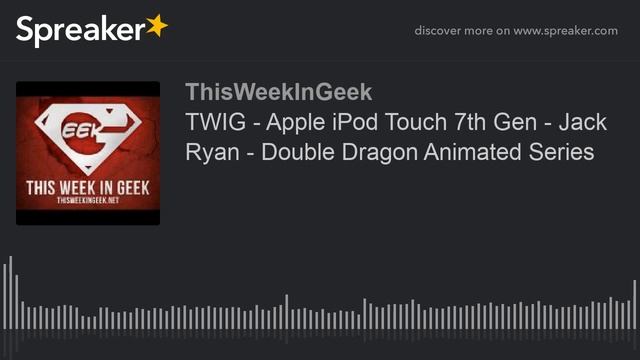 TWIG - Apple IPod Touch 7th Gen - Jack Ryan - Double Dragon Animated Series