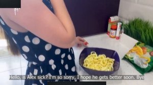 Stepmom Alina art/cook & special treat for his stepson