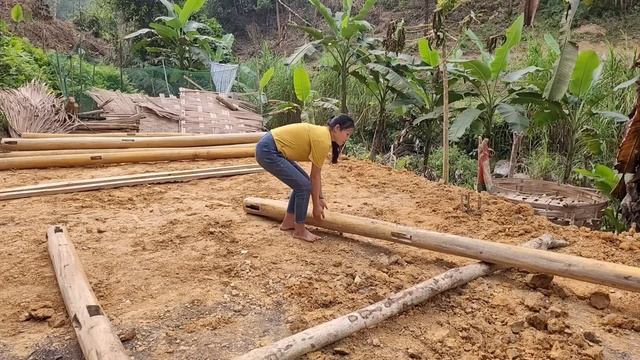 60 Days Of Single Mothers. Build A House, Garden, Harvest, Go To The Market | Duyênsinglemom