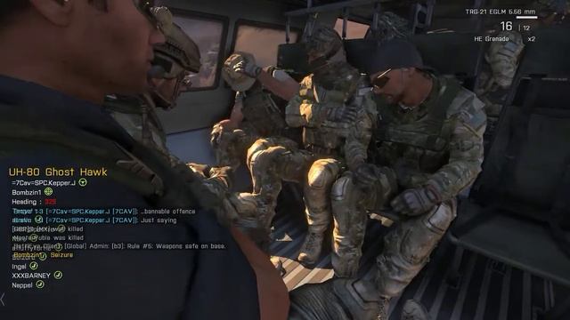 ArmA 3 Ghost Hawk Crash смотреть онлайн