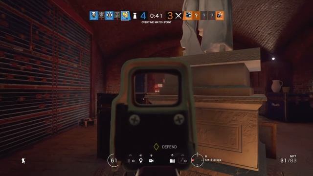 Rainbow Six Siege - Ela Ace / Doc 1v4 Clutch смотреть онлайн