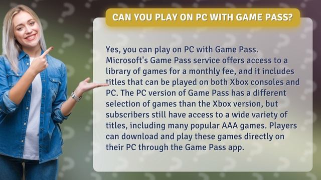 Can you play on PC with Game Pass? смотреть онлайн