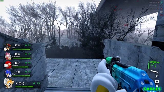 Left 4 Dead 2 with Sonic mods in 2023 | 8 Characters | Cold Stream | Hard mode смотреть онлайн