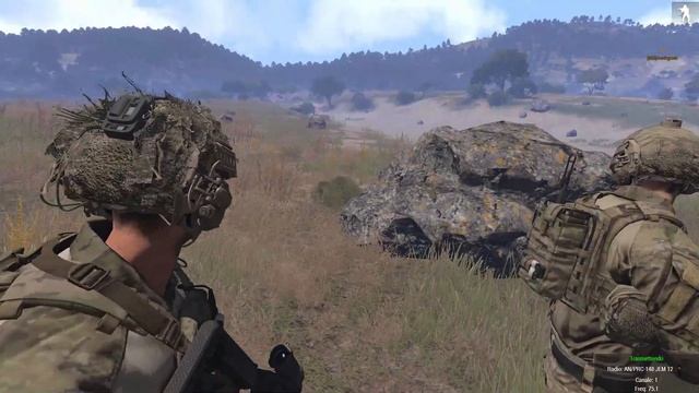 Marciare in FILA e REAZIONE AL FUOCO | ARMA 3 смотреть онлайн
