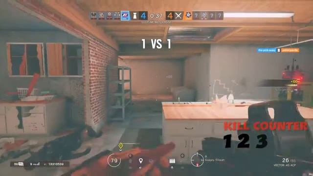 Rainbow Six Siege - Mira 1v4 over time matchpoint смотреть онлайн