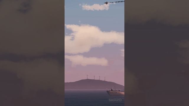 C-RAM defends ship and shoots down the Su-34 jet | Arma 3 смотреть онлайн