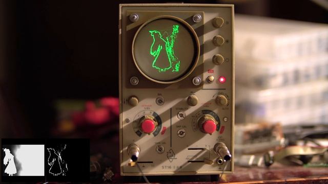 【東方·BadApple!!】在古董示波器上播放BadApple смотреть онлайн