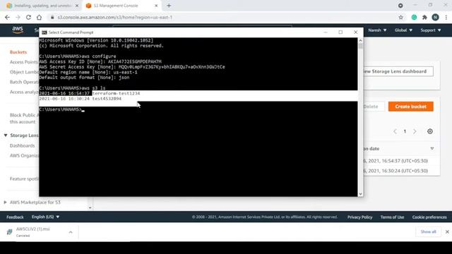 AWS CLI Version2 Installation on Windows and Linux смотреть онлайн