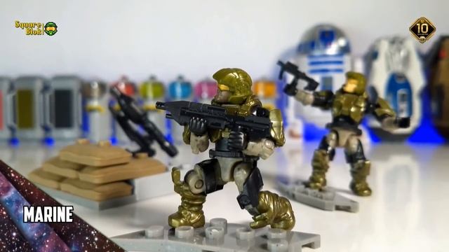 UNSC MARINE DEFENSE | Halo Mega Construx | Unboxing & Review | +14 смотреть онлайн