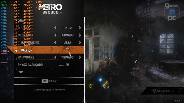 RTX 2070 + i7 8700 - Metro Exodus em 2.5K e 4K (testando ray tracing e dlss) смотреть онлайн