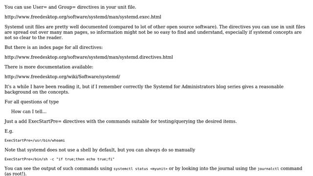 DevOps & SysAdmins: How do I determine the Linux user/group which executes systemd manager jobs? смотреть онлайн