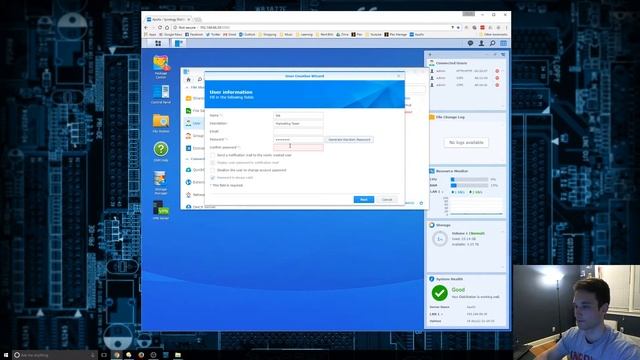 Creating Users and Groups in Synology Diskstation Manager смотреть онлайн