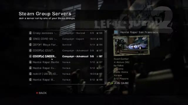 L4D2 Steam Group Servers смотреть онлайн