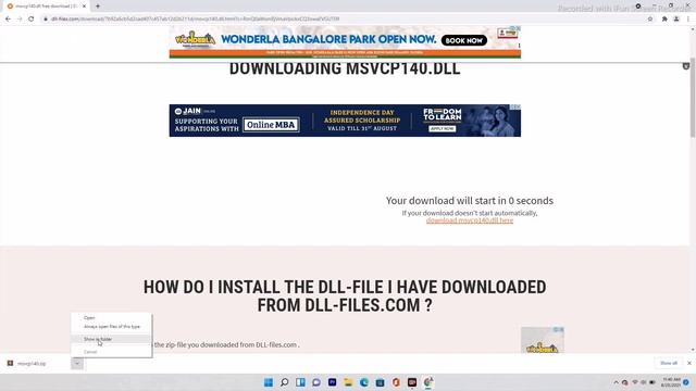 How to Fix "The Program Can't Start Because MSVCR. dII" Is Missing From Your Computer in Windows 11 смотреть онлайн