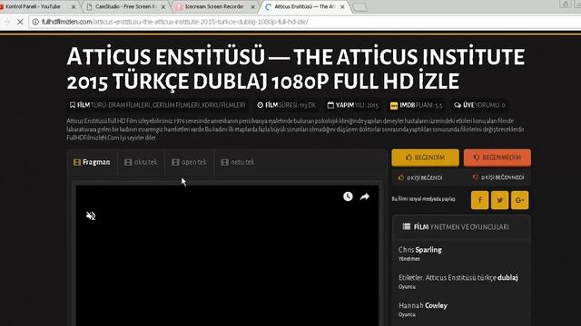 Atticus Enstitüsü - The Atticus Institute 2015 Türkçe Dublaj 1080p Full HD İzle