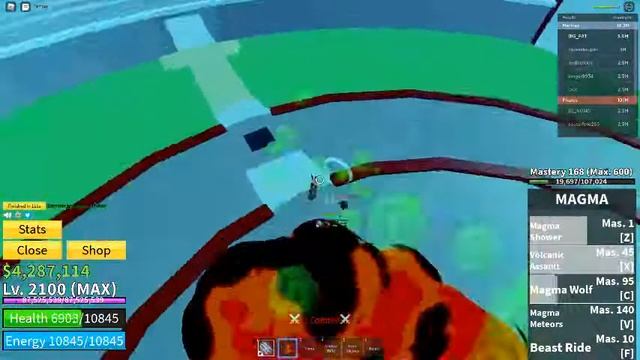 NOT CLICK BAIT PURE SKILL WIN MAGMA VS QUAKE (BLOX FRIUTS) смотреть онлайн