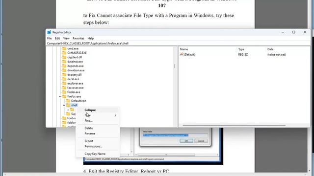 Fix Cannot associate File Type with a Program in Windows смотреть онлайн