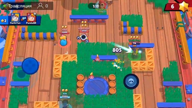 Идём к 11к трофеев. Yarik Fun стрим бравл старс Brawl Stars смотреть онлайн