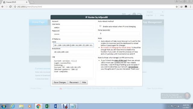 IP Hunter Ip Finder Tools tested Globe/Tm default Desired Ip смотреть онлайн