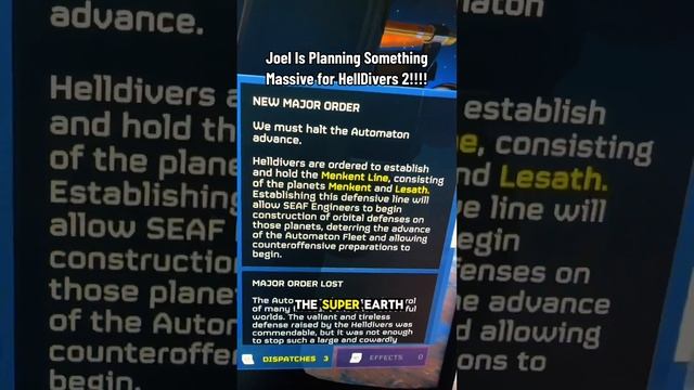 Joel Is Planning Something Massive for HellDivers 2!!!! смотреть онлайн