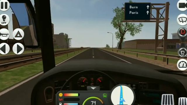 Coach Bus simulator game play | highway bus drive | World map HD graphice смотреть онлайн
