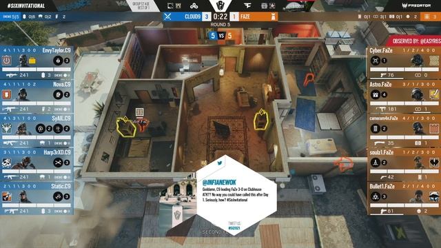 Cloud9 VS FaZe Clan // SIX INVITATIONAL 2021 – Group stage – Day 3 смотреть онлайн
