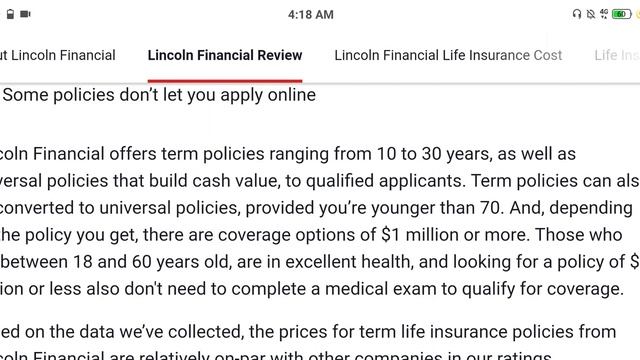 Lincoln Financial life Insurance Review смотреть онлайн
