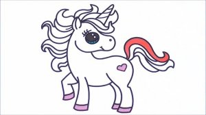 Раскраска Единорг Рисуем Единорога Раскраски для детей