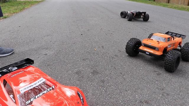 Arrma Kraton 6s Blx Vs Arrma Outcast Blx 6s 2019 смотреть онлайн
