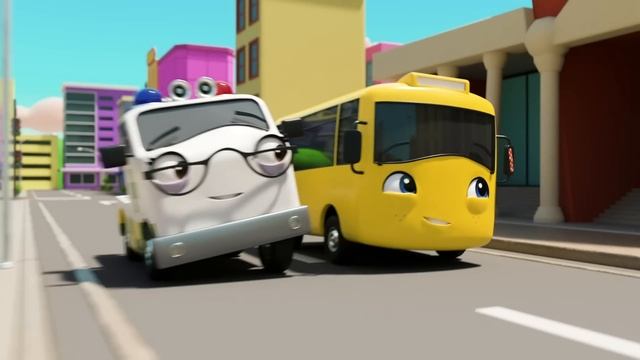 Super Hero Buster Saves the Day!  Go Buster - Bus Cartoons  Kids Stories