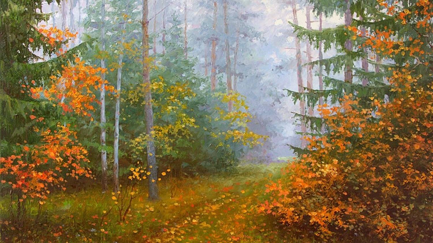 Ель рукавом мне тропинку завесила... Афанасий Фет. смотреть онлайн