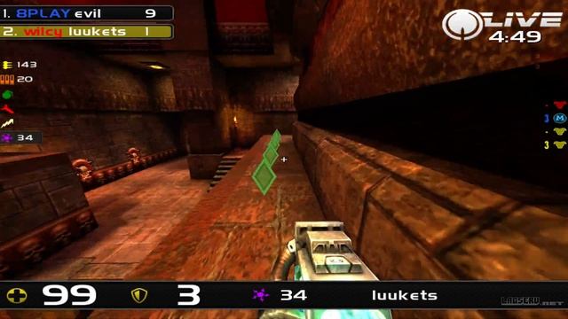 evil vs Luukets - DreamHack Winter 2013 Group C Round 1 (Quake Live VOD) смотреть онлайн