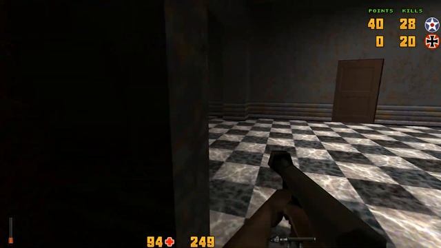 Quake 2: DDay FuhrerBunker Axis vs Allies смотреть онлайн