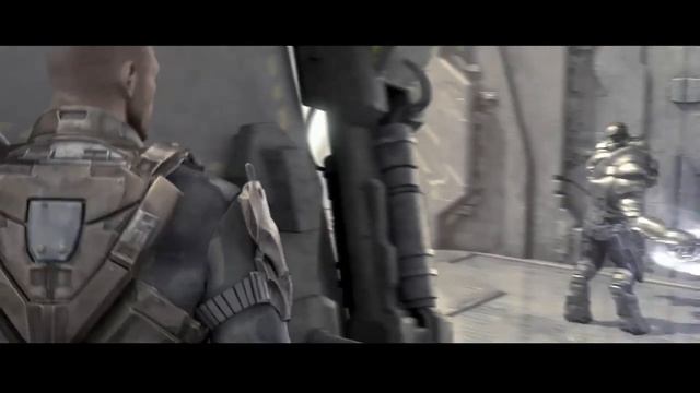 Sergant Forge Vs. The arbiter fight scene Halo Wars Definitive edition смотреть онлайн