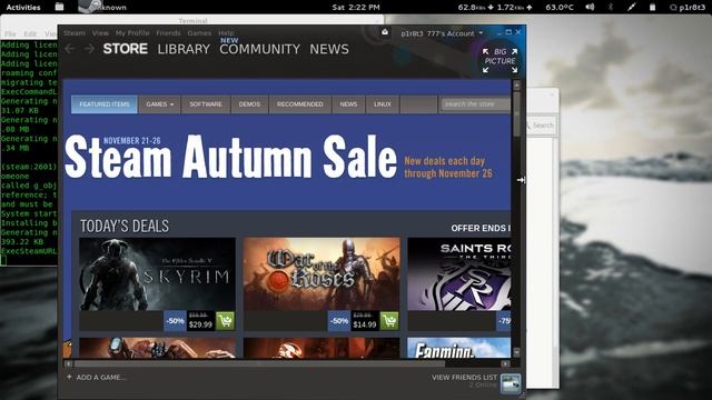 Issue Report: Steam on Linux window resizing in Gnome Shell 3.6 смотреть онлайн