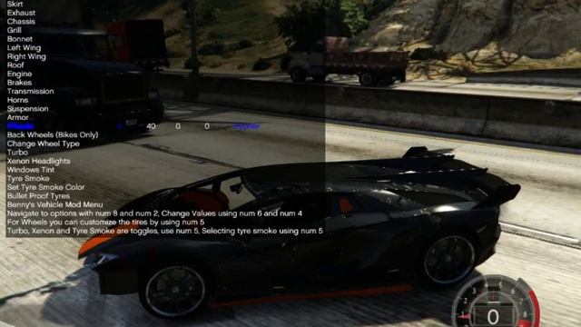 GTA5 MOD Lamborghini Aventador #23 смотреть онлайн