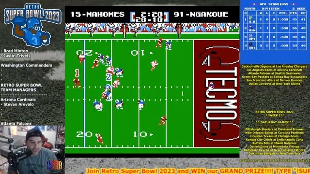 Retro Super Bowl 2023 -=Week 3=- **SATURDAY GAMES** смотреть онлайн