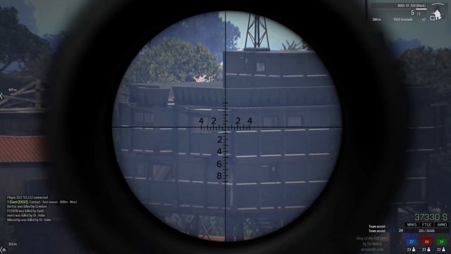 ARMA 3- 400m ACO Sniper! (KOTH) смотреть онлайн