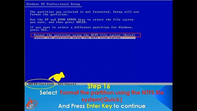 Windows Xp Installation Step by step смотреть онлайн