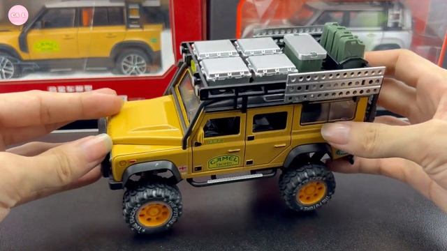 Unboxing of new Land Rover Defender 1:24 scale diecast model cars смотреть онлайн