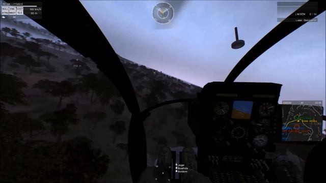Arma3 Op. "Elephant Riders" from a pilots point of view смотреть онлайн
