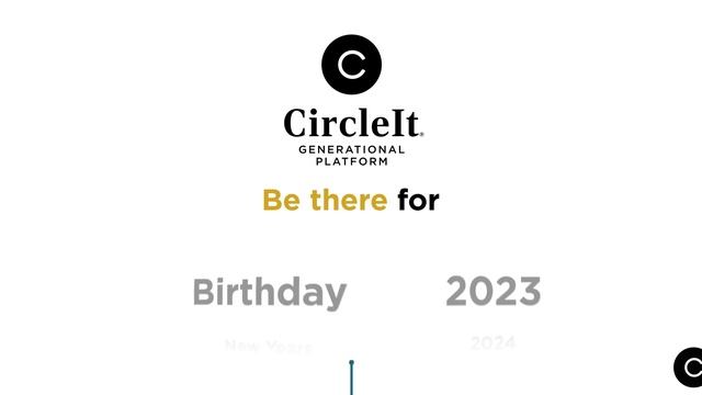 Be There For All Of Life's Milestones | CircleIt® Generational Platform | Be There. Forever смотреть онлайн