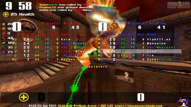 Quake 3 CPMA: moha play unfreeze смотреть онлайн