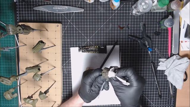 Halo 4 Master Chief. Bandai Level 3 Sprukit WIP. Gunk wash смотреть онлайн