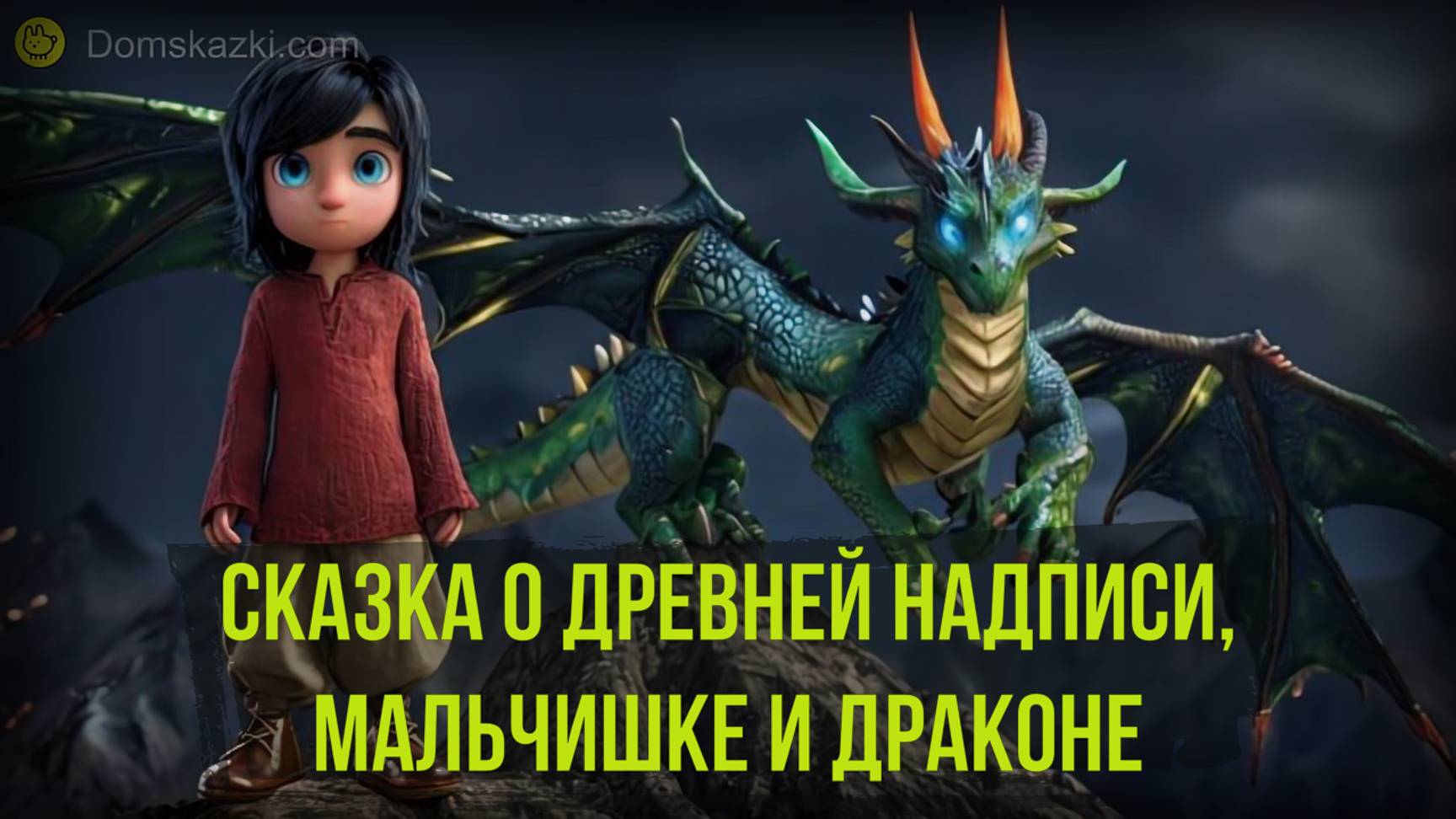 Сказка о древней надписи, мальчишке и драконе | Волшебная сказка смотреть онлайн